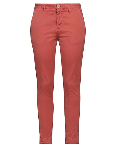 AGLINI Casual trouser Antique rose 97% Cotton, 3% Elastane