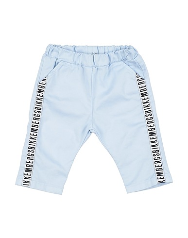 BIKKEMBERGS Casual trouser Sky blue 95% Cotton, 5% Elastane