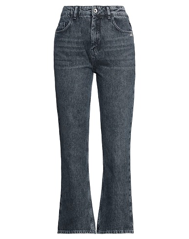 PATRIZIA PEPE Bootcut Jeans Black 100% Cotton, Metal