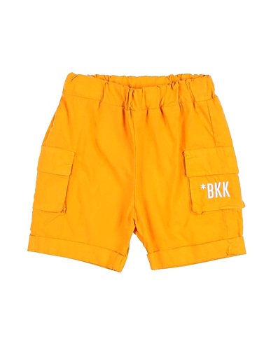 BIKKEMBERGS Shorts & Bermuda Orange 100% Cotton