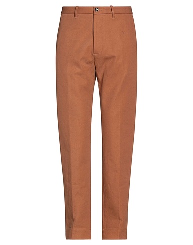 NINE IN THE MORNING Pantalon Camel 100% Coton