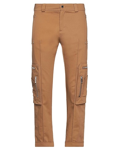 LES HOMMES Casual pants Camel 98% Cotton, 2% Elastane