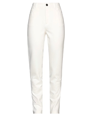 EMME by MARELLA Casual pants White 70% Viscose, 26% Polyamide, 4% Elastane