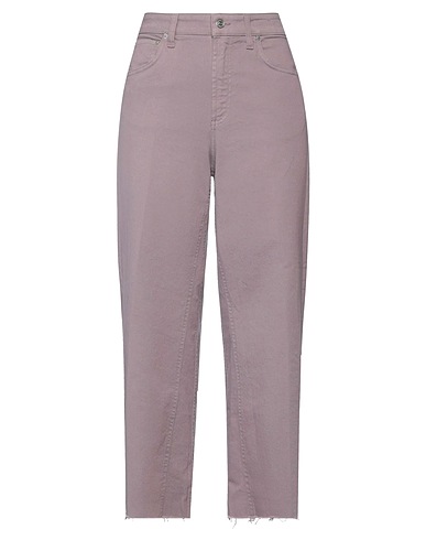 DEPARTMENT 5 Denim trousers Mauve 98% Cotton, 2% Elastane