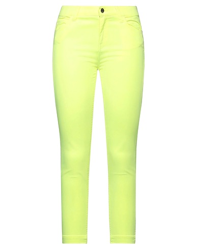 KAOS JEANS Casual trouser Pastel yellow 65% Cotton, 32% Tencel™, 3% Elastane