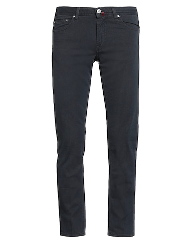 B SETTECENTO Denim pants Midnight blue 97% Cotton, 3% Elastane