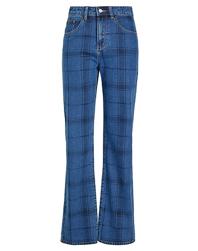 8 by YOOX Denim trousers Blue 100% Organic cotton