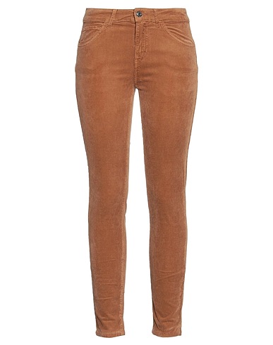 CARACTÈRE Casual trouser Camel 76% Cotton, 23% Modal, 1% Elastane