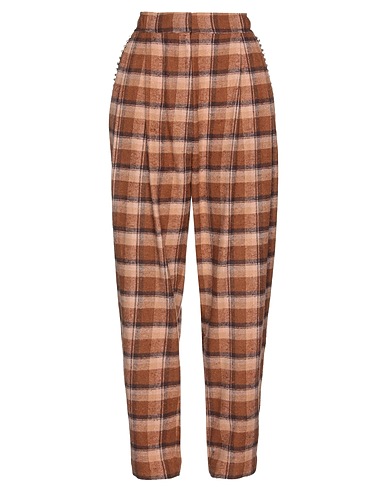 EMMA & GAIA Pantalone Marrone 100% Cotone