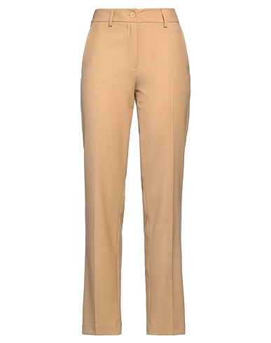 TWINSET Pantalone Cammello 52% Poliestere, 43% Lana, 5% Elastan