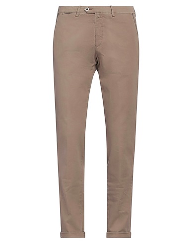B SETTECENTO Pantalone Tortora 97% Cotone, 3% Elastan