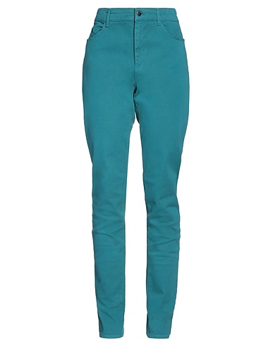EMPORIO ARMANI Denim pants Deep teal 98% Cotton, 2% Elastane