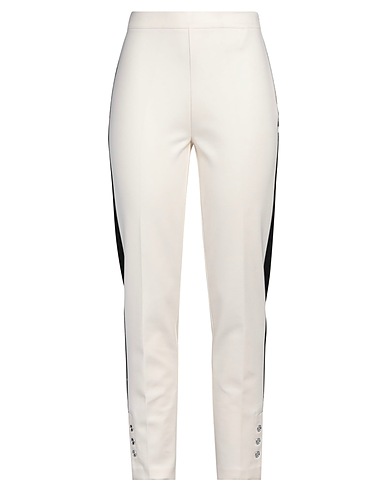 ACTITUDE by TWINSET Casual trouser Ivory 68% Viscose, 28% Polyamide, 4% Elastane