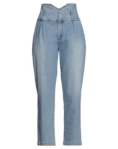 PINKO Denim trousers Blue 98% Cotton, 2% Elastane