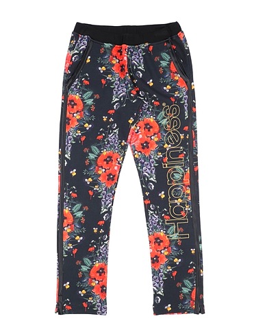 HAPPINESS Pantalone Blu notte 100% Cotone, Elastan