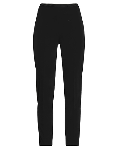 DOMENICO TAGLIENTE Casual trouser Black 90% Polyester, 10% Lycra®