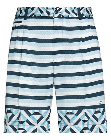 DOLCE&GABBANA Shorts & Bermuda Sky blue 100% Silk
