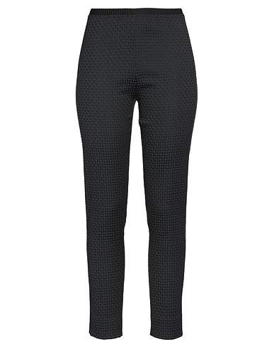 DOMENICO TAGLIENTE Casual trouser Black 62% Polyester, 26% Cotton, 8% Polyamide, 4% Elastane