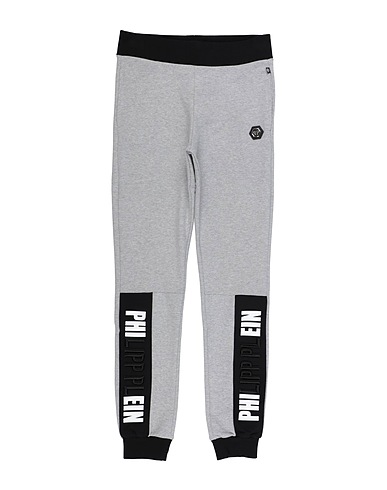 PHILIPP PLEIN Casual trouser Light grey 75% Cotton, 20% Polyester, 5% Elastane