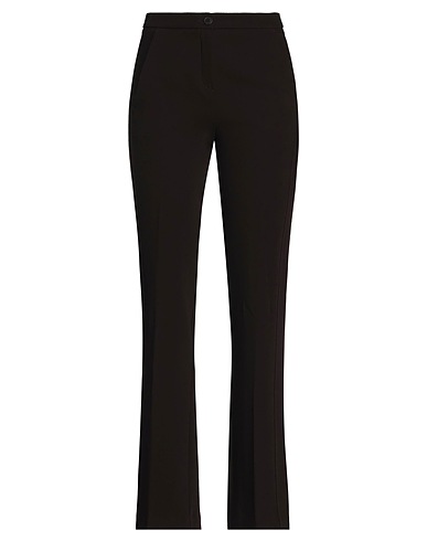 SFIZIO STUDIO Casual trouser Dark brown 100% Polyester