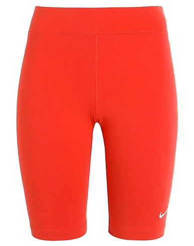 NIKE Leggings Nike Sportswear Essential Women's Mid-Rise Bike Shorts
 Orange 61% Baumwolle, 33% Polyester, 6% Elastan