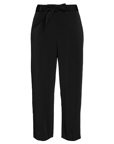 ROOM 52 Casual trouser Black 66% Acetate, 34% Viscose