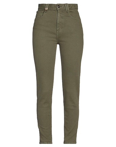 MAX & MOI Pantaloni jeans Verde militare 90% Cotone, 8% Poliestere, 2% Elastan