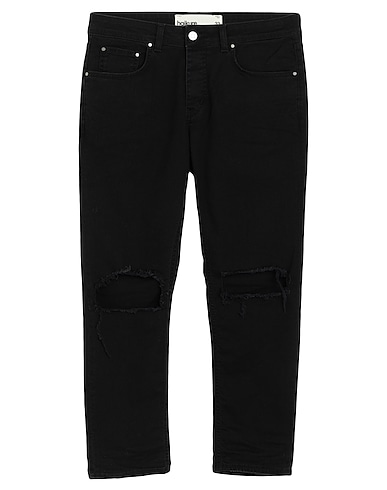HAIKURE Denim trousers Black 98% Cotton, 2% Elastane