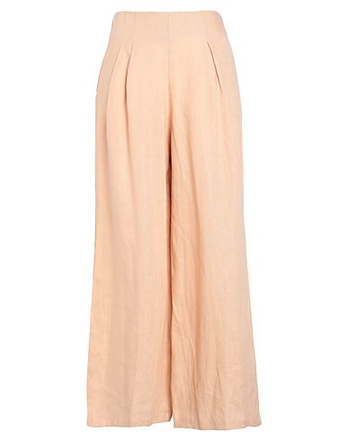 FAITHFULL Pantalón Beige 100% Lino