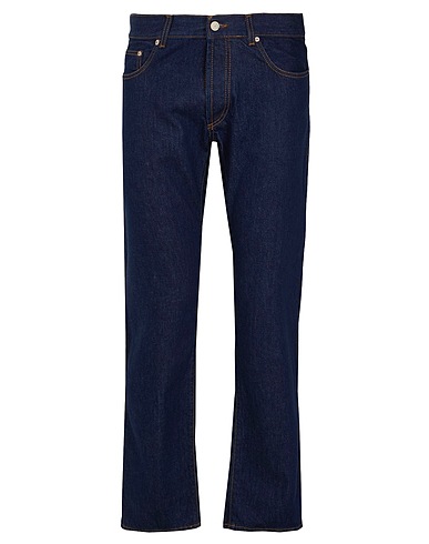 8 by YOOX Denim trousers ORGANIC COTTON SLIM FIT DENIM Blue 100% Organic cotton
