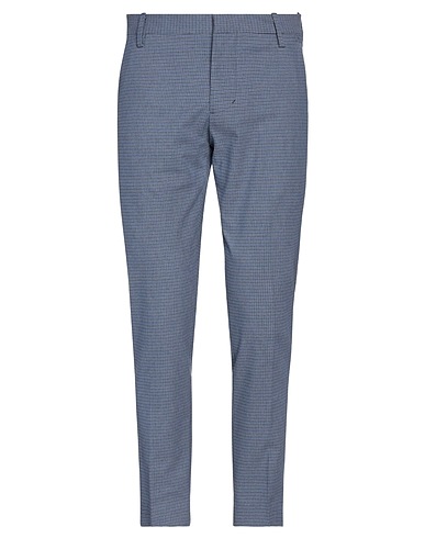 ENTRE AMIS Casual trouser Blue 80% Cotton, 13% Polyamide, 4% Cashmere, 3% Elastane