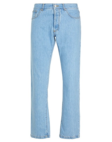 8 by YOOX Denim trousers ORGANIC COTTON SLIM FIT DENIM
 Blue 100% Organic cotton