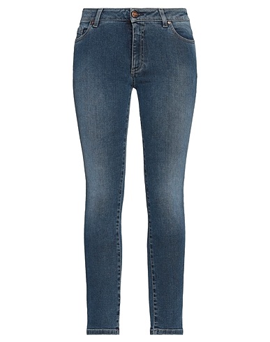 TELERIA ZED Denim trousers Blue 98% Cotton, 2% Elastane