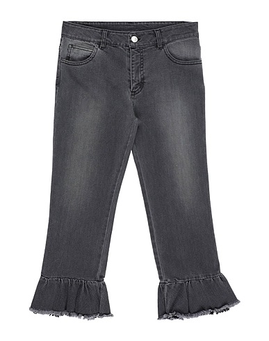 LE PETIT COCO Pantaloni jeans Grigio 65% Cotone, 35% Elastomultiestere