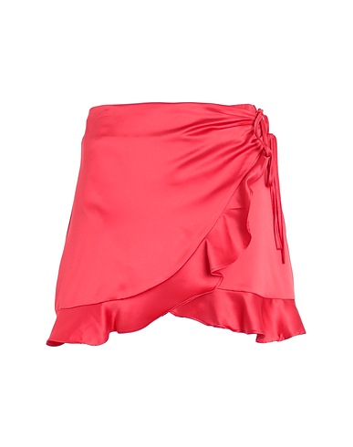 TOPSHOP Mini skirt Red 100% Polyester