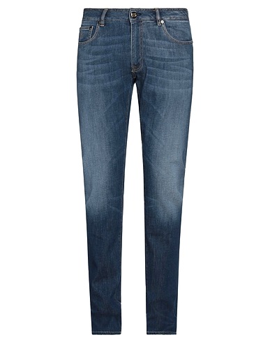 MOORER Denim pants Blue 88% Cotton, 9% Polyurethane, 3% Elastane