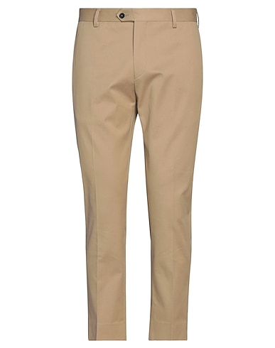 BE ABLE Casual pants Beige 97% Cotton, 3% Elastane