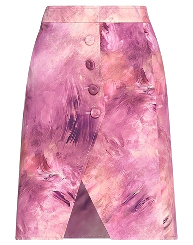 MOSCHINO Mini skirt Fuchsia 96% Cotton, 4% Elastane
