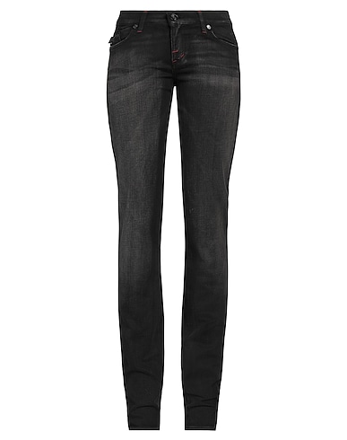 ROCK & REPUBLIC Denim trousers Black 98% Cotton, 2% Elastane