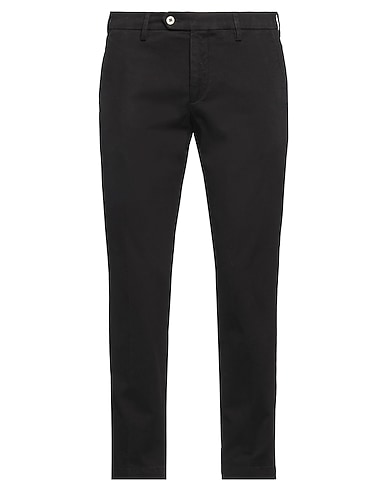 MICHAEL COAL Casual pants Black 98% Cotton, 2% Elastane
