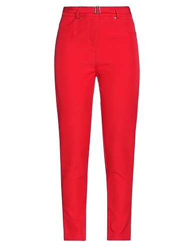 GAUDÌ Casual trouser Red 95% Polyester, 5% Elastane