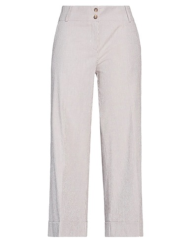 ROSSOPURO Casual trouser White 78% Polyester, 20% Elastane, 2% Elastomultiester