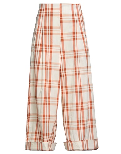 LIVIANA CONTI Casual trouser Beige 96% Cotton, 4% Elastane
