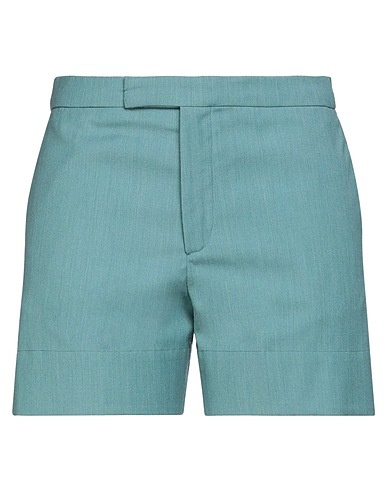 WANDERING Shorts & Bermuda Sage green 100% Wool