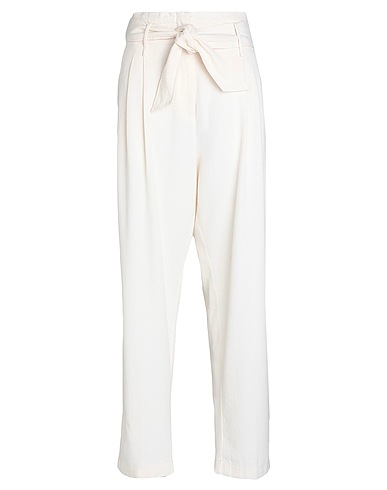 FORTE_FORTE Casual trouser 56% Linen, 37% Wool, 7% Polyamide