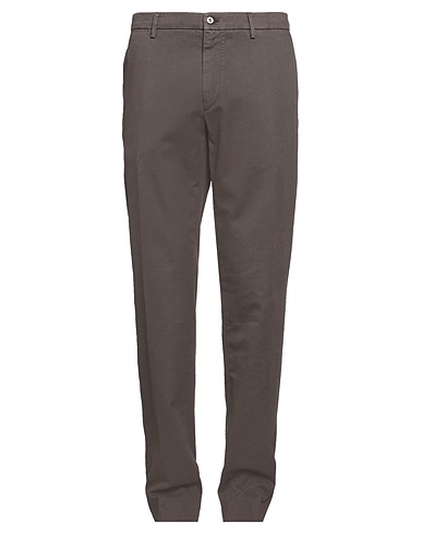 MASON'S Casual trouser Dark brown 54% Cotton, 43% Modal, 3% Elastane
