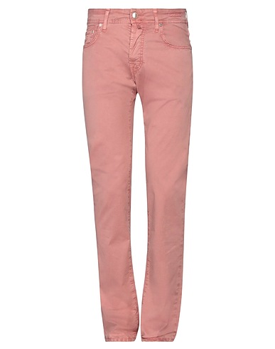 JACOB COHЁN Casual trouser Antique rose 96% Cotton, 4% Elastane