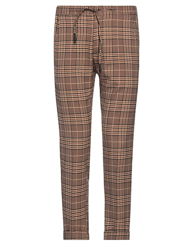 RICARDO GARCIA Casual pants Sand 100% Wool