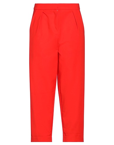 ANONYME DESIGNERS Casual pants Red 50% Polyamide, 45% Cotton, 5% Elastane