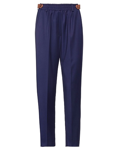 KARTIKA Casual trouser Dark purple 67% Polyester, 31% Viscose, 2% Elastane
